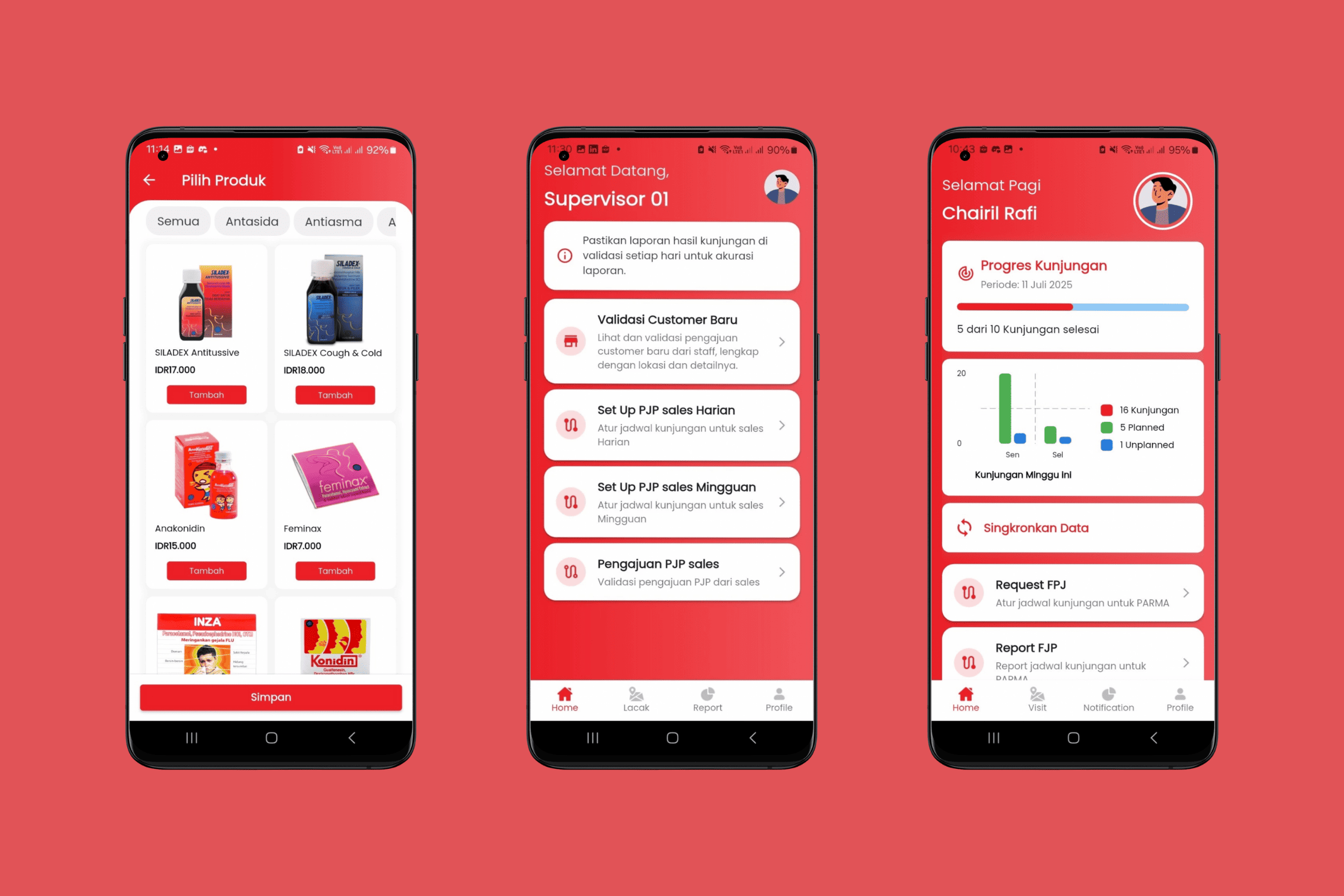 Konimex Mobile sales application