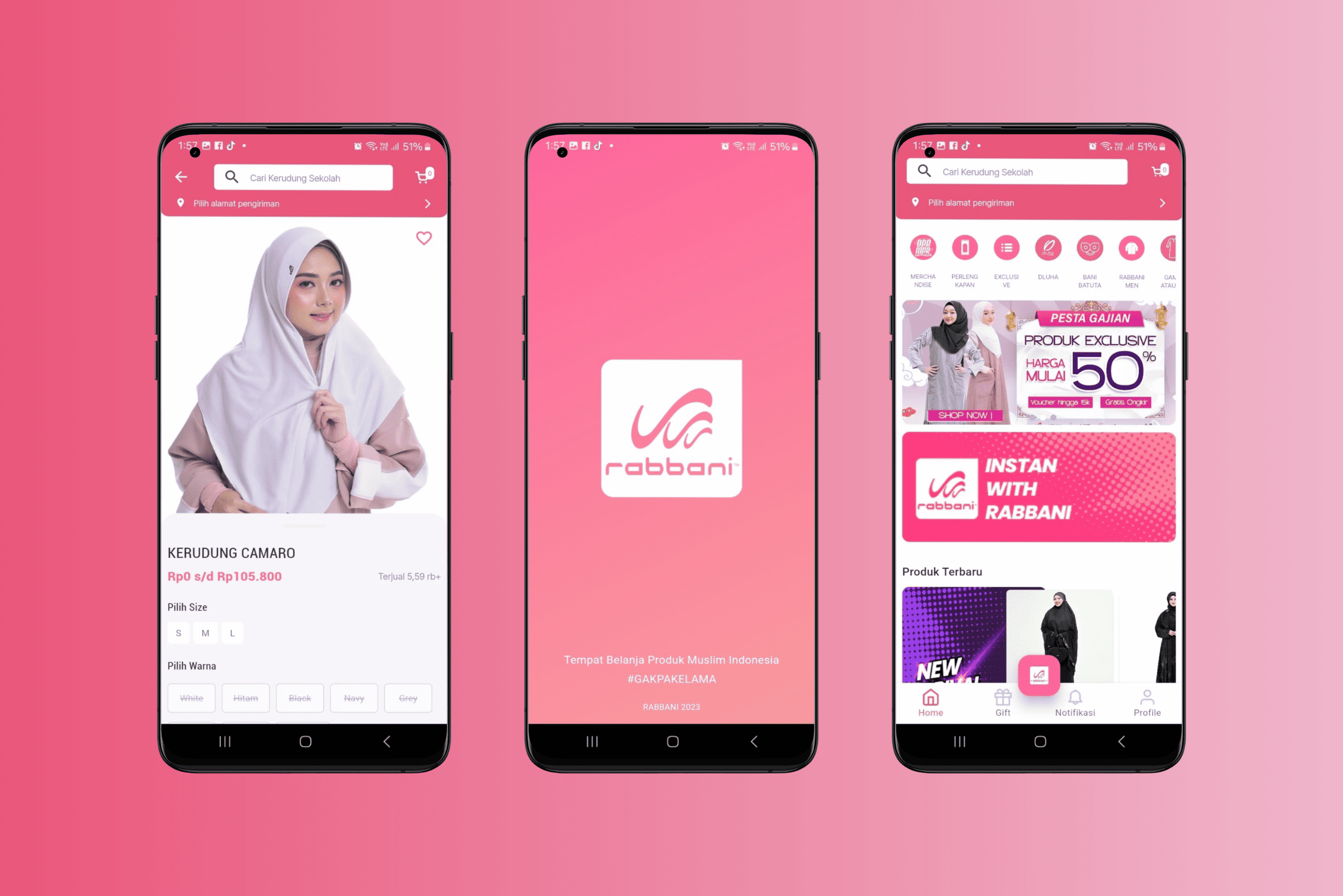 Rabbani Digital mobile e-commerce application