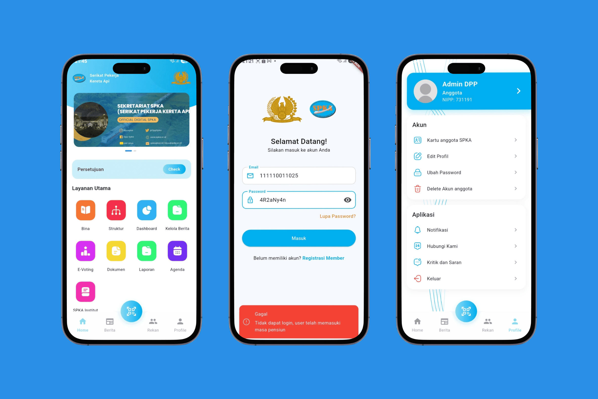 SPKA Mobile official railway workers union application